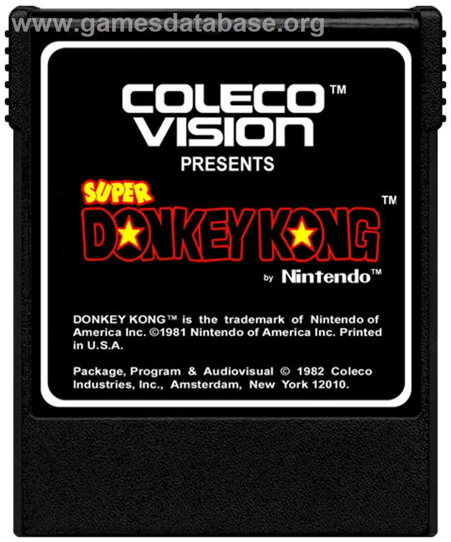 Super DK - Coleco Vision - Artwork - Cartridge