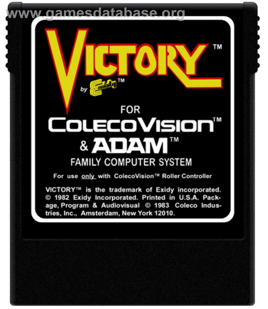 Victory - Coleco Vision - Artwork - Cartridge