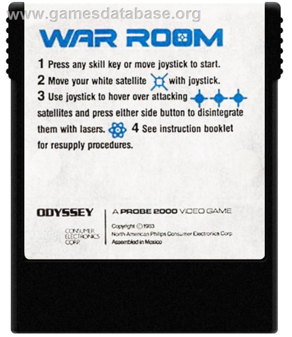 War Room - Coleco Vision - Artwork - Cartridge