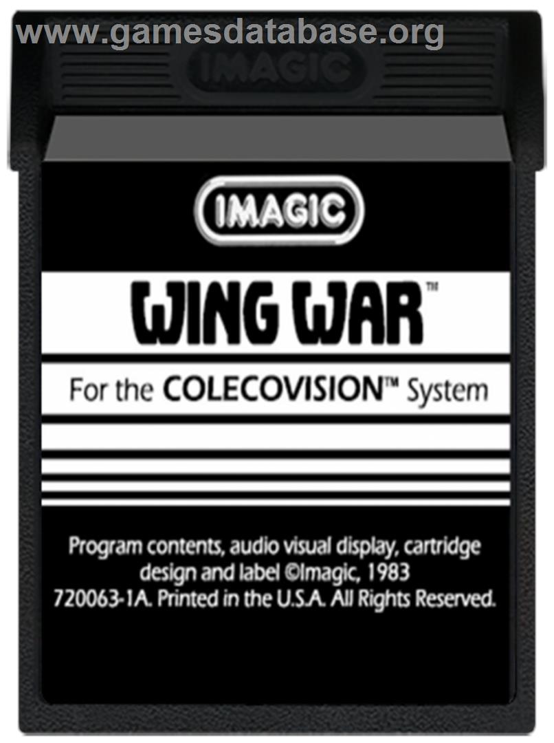 Wing War - Coleco Vision - Artwork - Cartridge