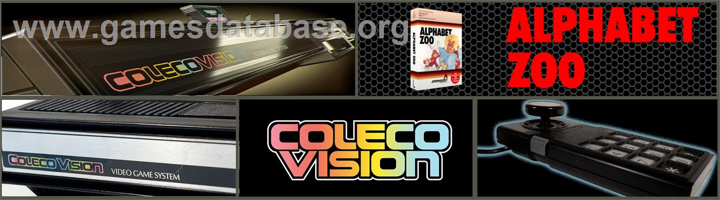 Alphabet Zoo - Coleco Vision - Artwork - Marquee