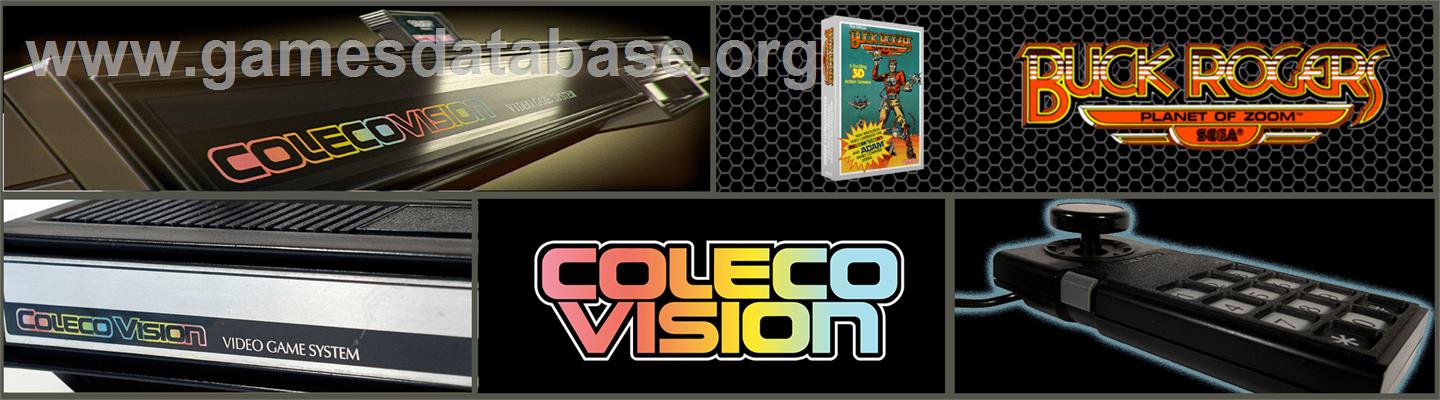 Buck Rogers: Planet of Zoom - Coleco Vision - Artwork - Marquee