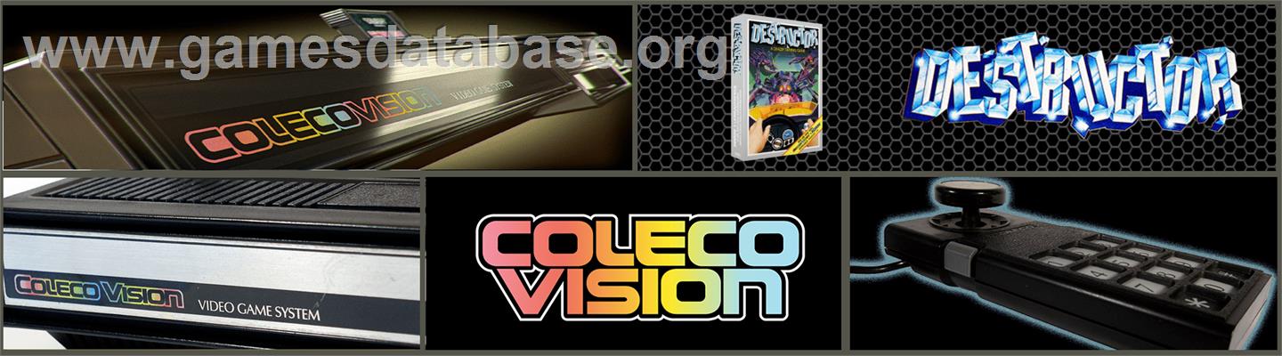 Destructor - Coleco Vision - Artwork - Marquee