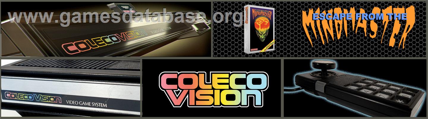 Escape from the Mindmaster - Coleco Vision - Artwork - Marquee