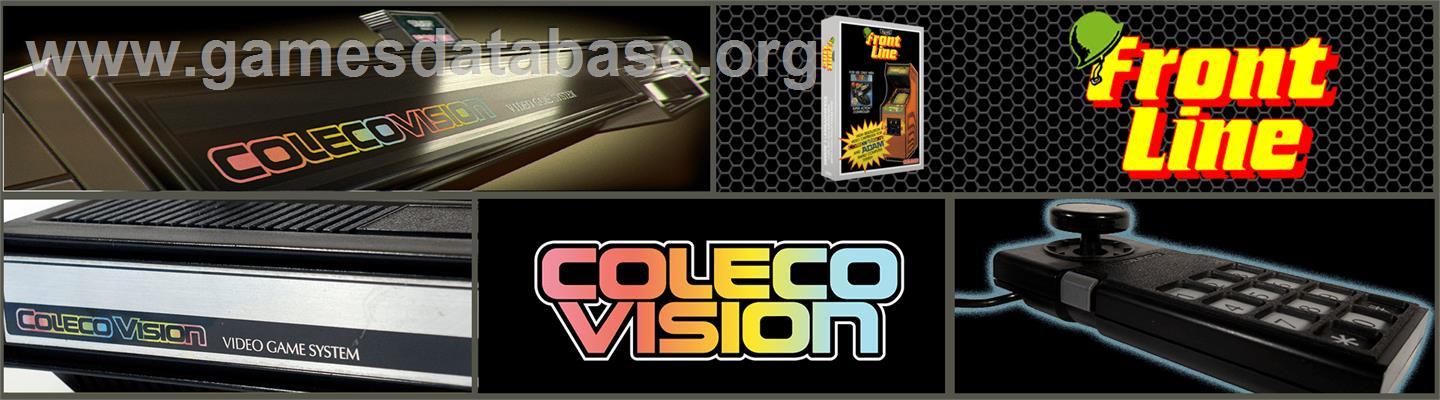 Front Line - Coleco Vision - Artwork - Marquee