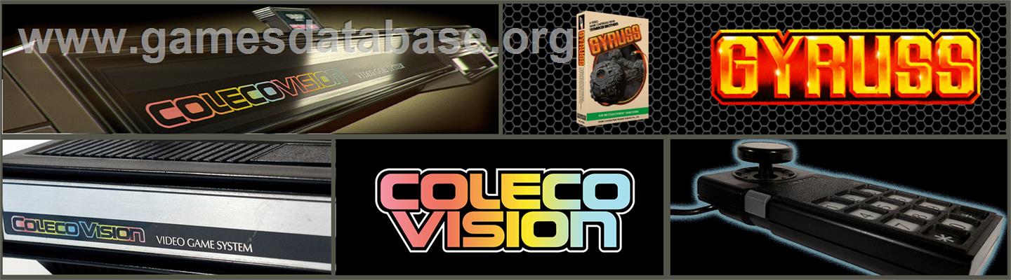 Gyruss - Coleco Vision - Artwork - Marquee
