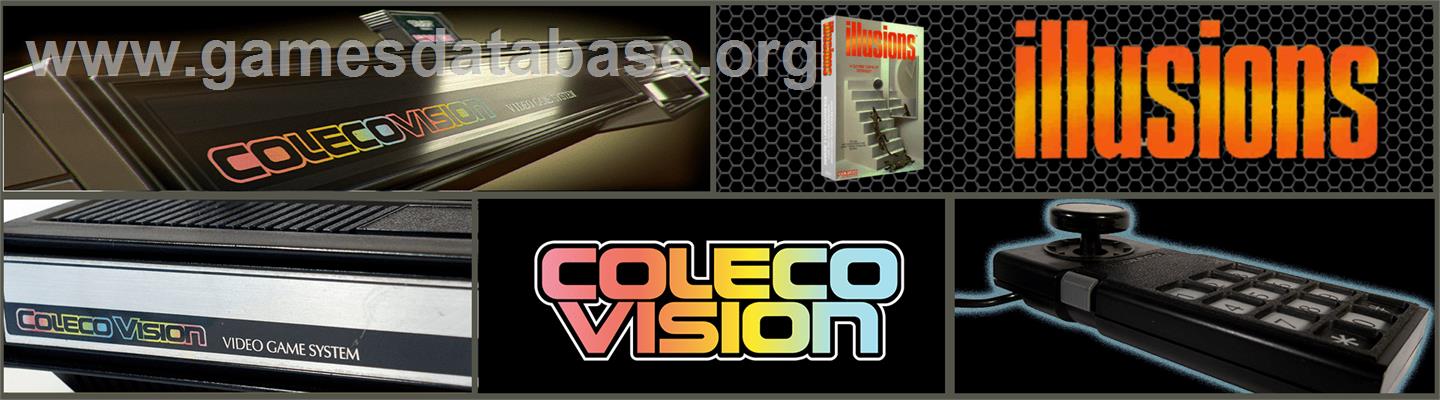 Illusions - Coleco Vision - Artwork - Marquee