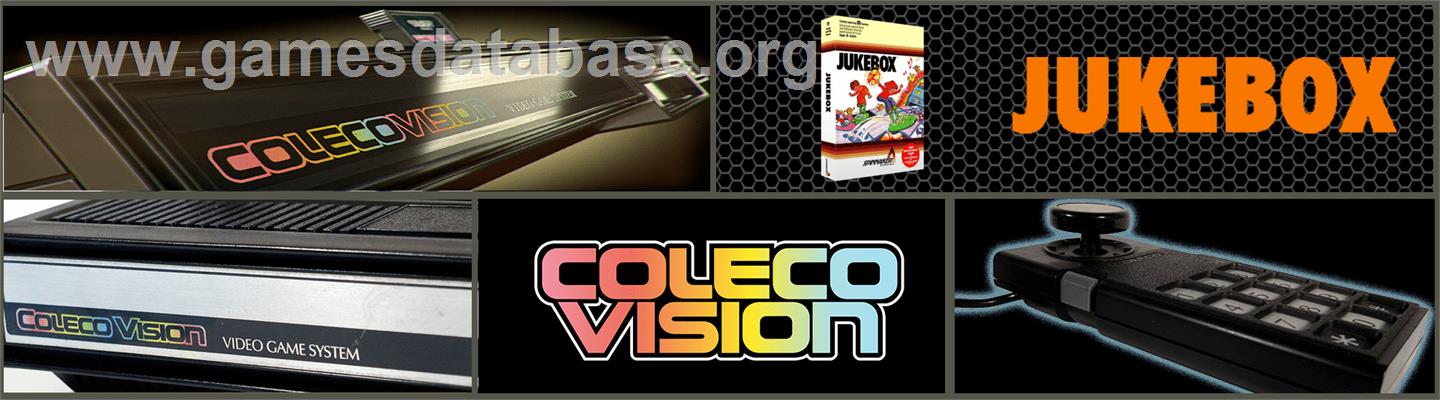 Juke Box - Coleco Vision - Artwork - Marquee