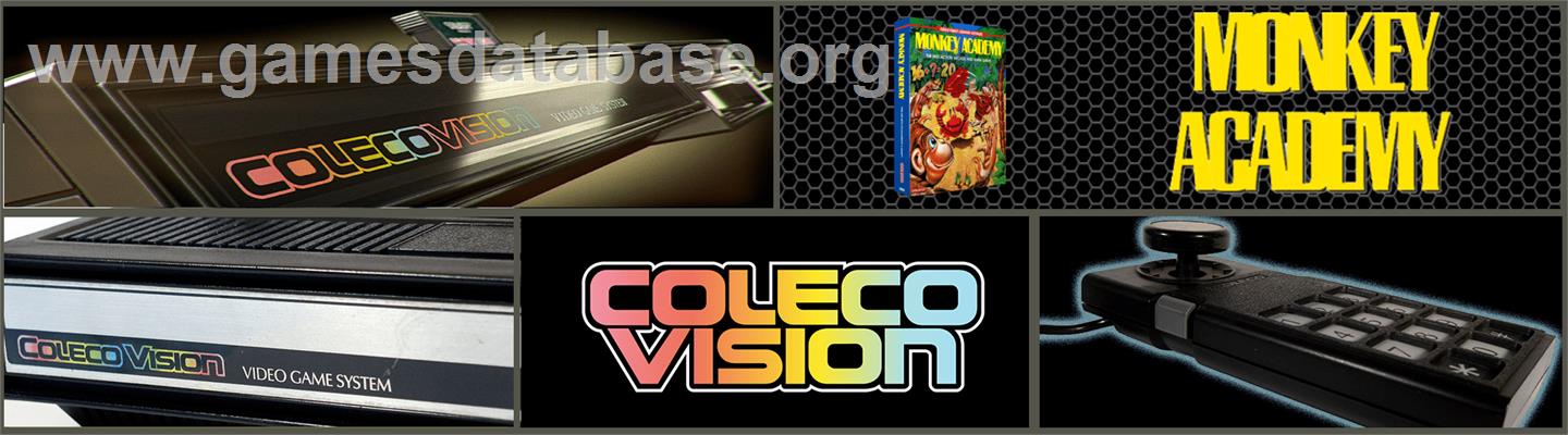 Monkey Academy - Coleco Vision - Artwork - Marquee