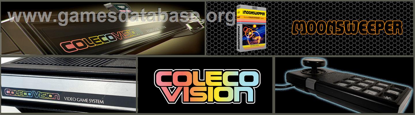 Moonsweeper - Coleco Vision - Artwork - Marquee
