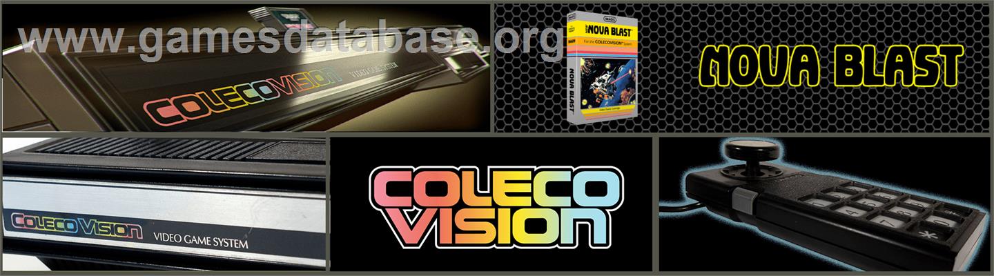 Nova Blast - Coleco Vision - Artwork - Marquee