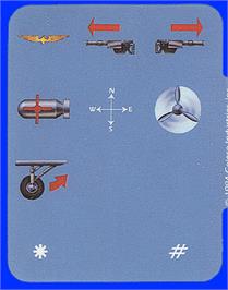Overlay for Dambusters on the Coleco Vision.