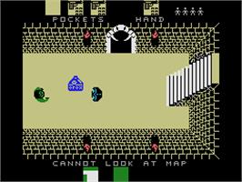 In game image of Alcazar: The Forgotten Fortress on the Coleco Vision.