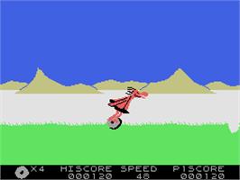 In game image of BC's Quest for Tires on the Coleco Vision.