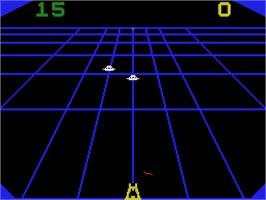In game image of Beamrider on the Coleco Vision.