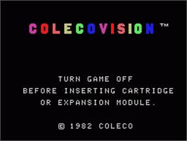 In game image of ColecoVision Monitor Test on the Coleco Vision.