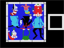 In game image of Dr. Seuss's Fix-Up the Mix-Up Puzzler on the Coleco Vision.
