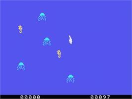 In game image of Fathom on the Coleco Vision.
