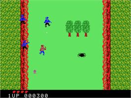 In game image of Front Line on the Coleco Vision.