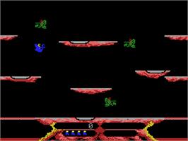 In game image of Joust on the Coleco Vision.