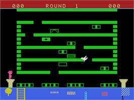 In game image of Linking Logic on the Coleco Vision.