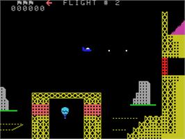 In game image of Looping on the Coleco Vision.
