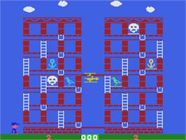 In game image of Memory Manor on the Coleco Vision.