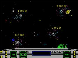 In game image of Moonsweeper on the Coleco Vision.
