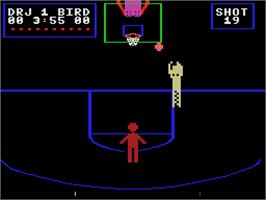 In game image of One on One on the Coleco Vision.