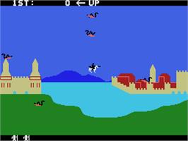 In game image of Sir Lancelot on the Coleco Vision.