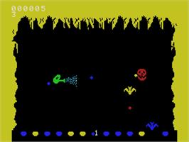 In game image of Slurpy on the Coleco Vision.