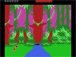 In game image of Tarzan: From Out Of The Jungle... on the Coleco Vision.