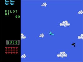 In game image of Time Pilot on the Coleco Vision.