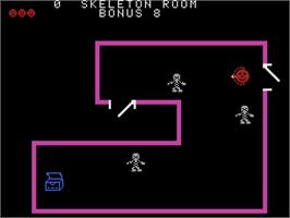 In game image of Venture on the Coleco Vision.