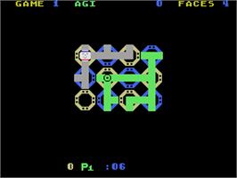 In game image of Zenji on the Coleco Vision.