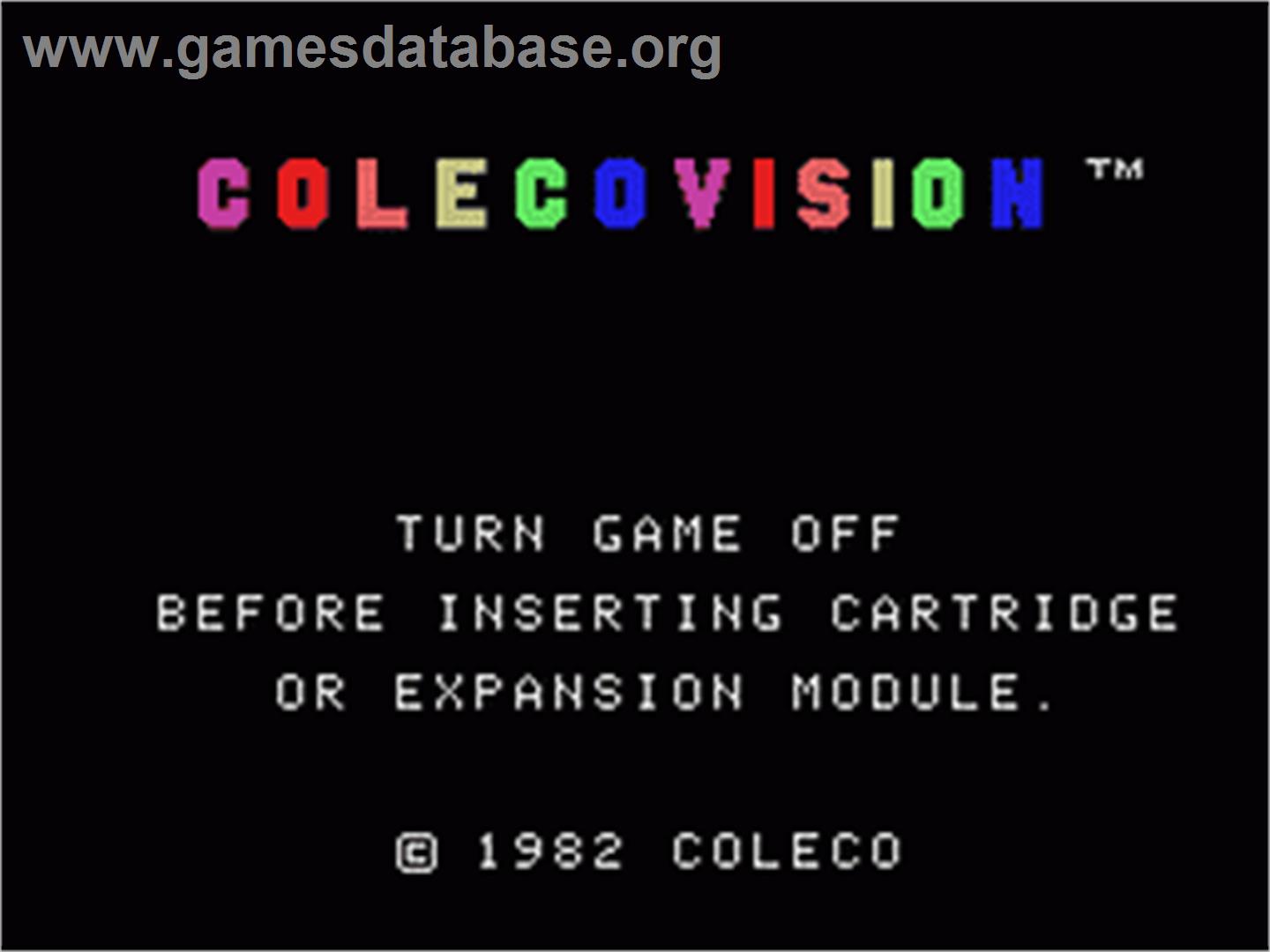 ColecoVision Monitor Test - Coleco Vision - Artwork - In Game