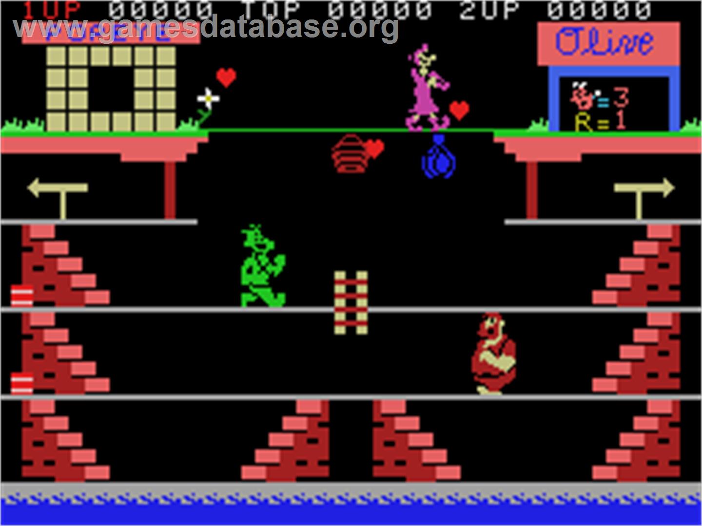 Popeye - Coleco Vision - Artwork - In Game