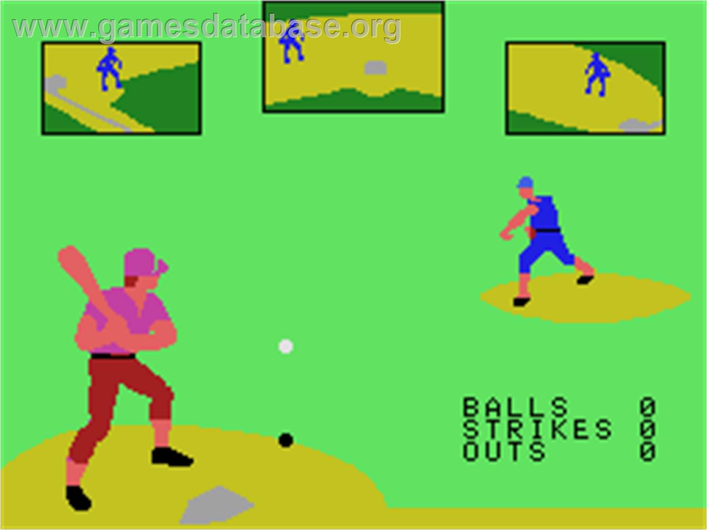 Super Action Baseball - Coleco Vision - Artwork - In Game