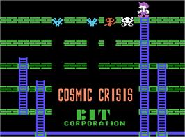 Title screen of Cosmic Crisis on the Coleco Vision.