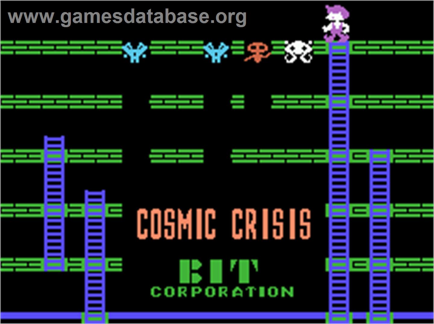 Cosmic Crisis - Coleco Vision - Artwork - Title Screen