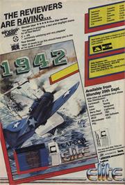 Advert for 1942 on the Commodore 64.