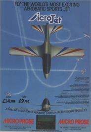 Advert for Acrojet on the Commodore 64.