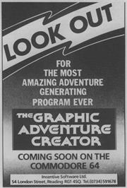 Advert for Adventure Creator on the Commodore 64.