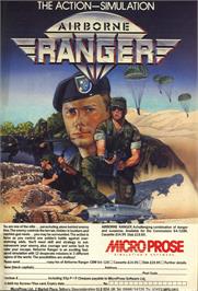 Advert for Airborne Ranger on the Commodore 64.