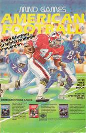 Advert for American Football on the Commodore 64.