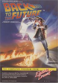 Advert for Back to the Future on the Commodore 64.