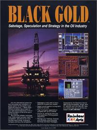 Advert for Black Gold on the Microsoft DOS.