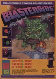 Advert for Blasteroids on the Commodore 64.
