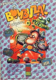 Advert for Bombuzal on the Commodore 64.