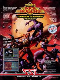 Advert for Buck Rogers: Countdown to Doomsday on the Sega Nomad.